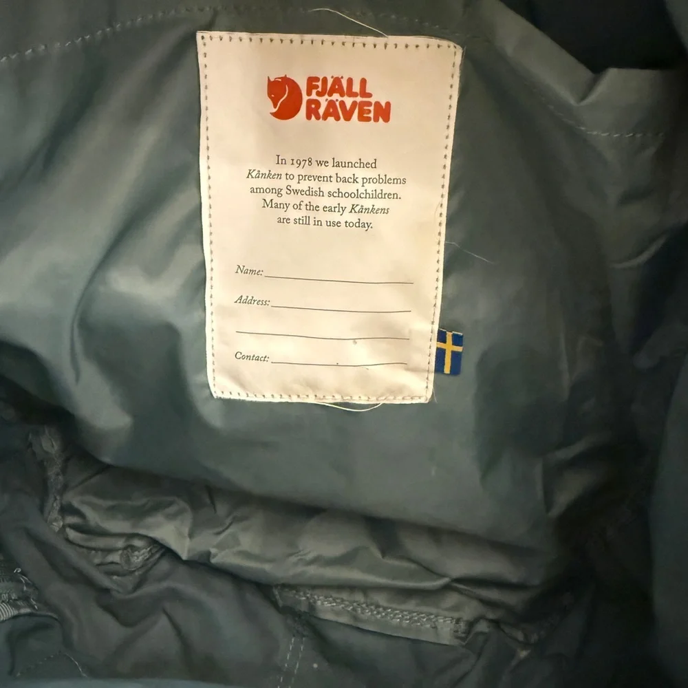 Fjallraven Kanken Slate Blue Backpack - Picture 10 of 11